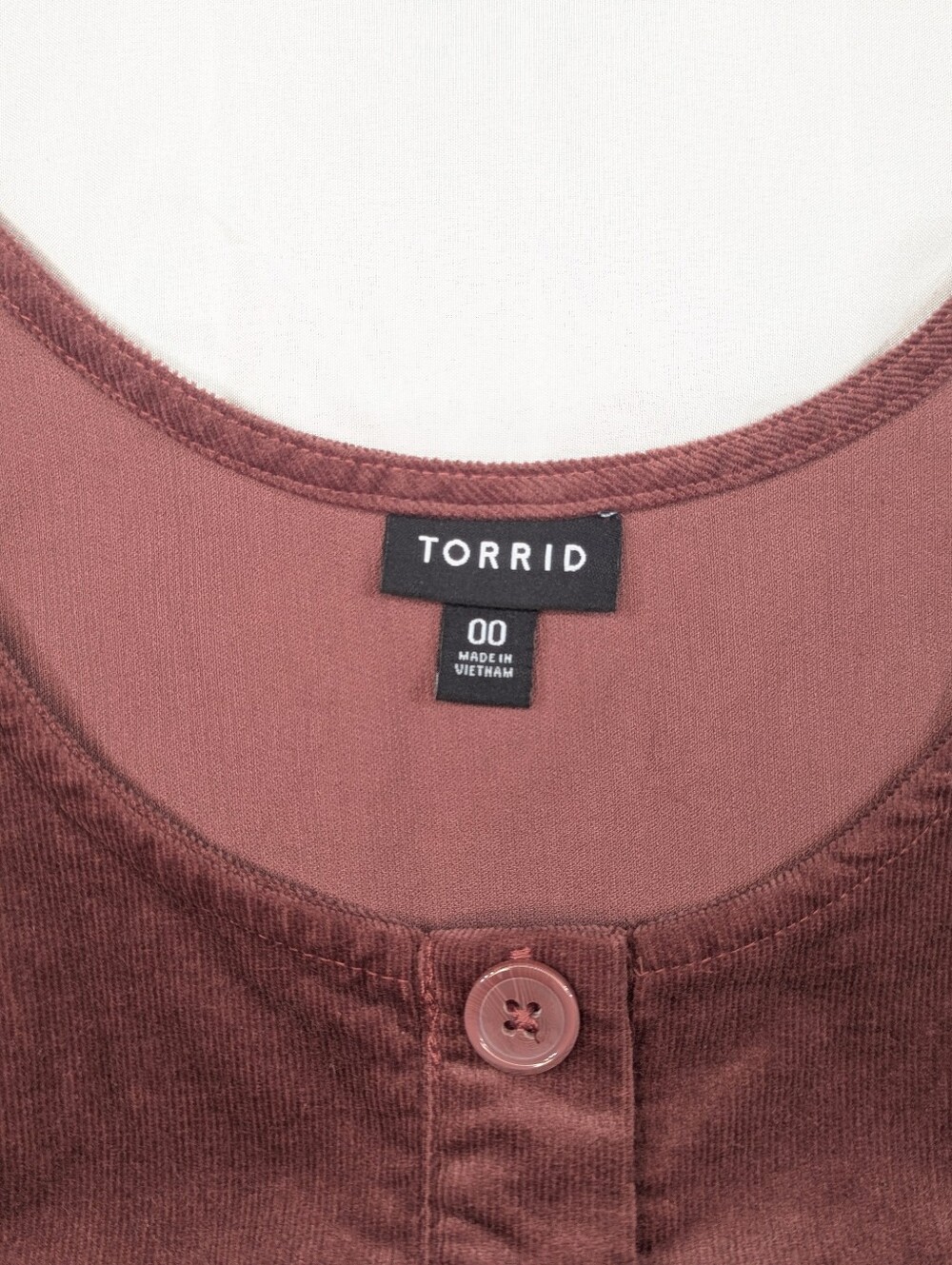 Torrid Corduroy Mini Dress (Torrid 00) - Picture 4 of 10